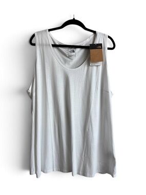 NWT The North Face White Scoop Neck Tank Top Women's Plus Size 3X Athleisure